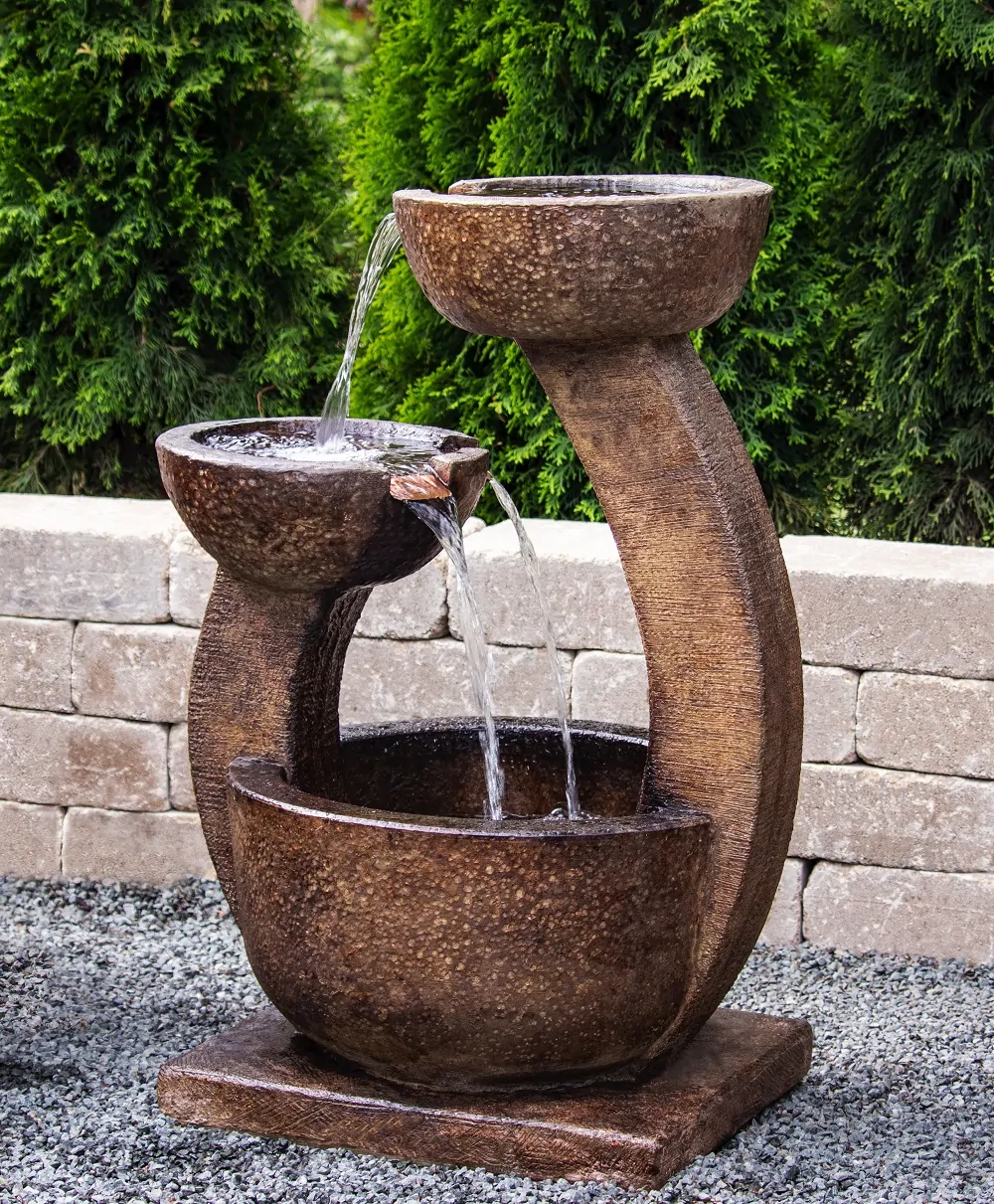 Zen Two Bowl Fountain